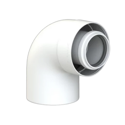 CoxDENS® Concentrische Rookgasbocht 87° 60/100 Connext X3 | CVketel.nl
