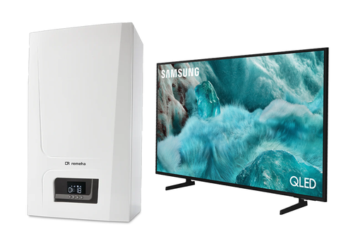6x Remeha Tzerra Ace-Matic 28c CW4 + 1 GRATIS 65" Samsung QLED 4K Smart TV (2025)